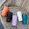 Tumblers Thermos Water Bottle Tyeso Cup Vacuum Stainless Steel Coffee Vehicle Mounted Straw Keeps Cold And Hea 230729