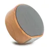 A60 Wooden Grain Portable Wireless Bt Speaker Mini Subwoofer Audio 360 degree Stereo Sound System Support TF AUX Speaker