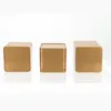 50pcs Useful Square Iron Tea Caddy Plain Metal Candy Boxes Storage Jar 90*90*85mm