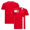 F1 fórmula um camiseta de manga curta novo terno de corrida esportes gola redonda camiseta estilo personalizado tamanho grande poliéster secagem rápida313D