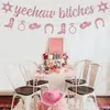 Banner Flags Cheereveal Yeehaw Cowgirl Bachelorette Party Decoration Yeehaw Banner Rose Gold Western Garland Nashville Bridal Shower Supplies 230731