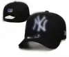 Klassieke ontwerper's nieuwste hoed Letter Ny Baseball Cap Heren 20 kleuren Stijl Dames Rond Verstelbare Meerkleurige pet N19