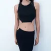 Женские танки Camis Bmzrljy Slim Open Design Jewelry Dewnments Direments Sweet Cool Spice Girl без рукавов.