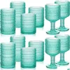 Verres à vin Qbsomk Vintage Boire Hobnail Cocktail Tasses En Verre Glasre En Relief Romantique Boisson Glacée Gobelet Drop Delivery Home Gar Dhzwz