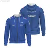 Felpe con cappuccio da uomo Felpe 2022 Formula One Alpine F1 Team Official Motorsport Race Shirt Blu più venduto 2022 C HKD230731