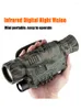 Telescope Infraröd Digital Night Vision Monoculars Professional Kraftfull HD Portabel inspelning av USB SD -kort utomhusjakt campingkamera