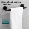 Shower Curtains Stainless Steel Towel Bar Sturdy Screw Base Premium 304 Bathroom Organizer Set For Modern