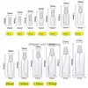 Botellas de embalaje de 5Ml, 10Ml, 20Ml, 30Ml, 50Ml, 60Ml, 80Ml, 100Ml, 120Ml, botella rociadora de plástico vacía, recargable por mascota, contenedor para limpiar Dro Otfsb