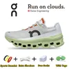 on cloud casual shoes Womens Sneakers Onclouds Mens Trainers All Black White Glacier Grey Meadow Green