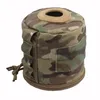 Militaire fan camouflagerol papier outdoor camping opbergtas MOLLE gemonteerde lintpapier zuig papieren handdoekhoes HW67