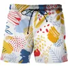 Shorts pour hommes marque abstraite Graffiti Art décontracté séchage rapide hommes maillots de bain imprimé 3D bain plage pantalons courts maillots de bain