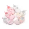 Babyschoenen Suefunskry Baby Meisjes Prinses Schoenen Zachte Boog Bloem Antislip Bodem Walker Peuter Crib 0-18Months