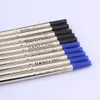 Refills 5 black and 5 BLue ink refill for Stationery 0.5 roller ball pen Refills 230729