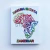 Kylmagneter kylmagneter souvenirer afrika tanzania zanzibar turism dekorativa hantverk magnetiska kylskåp klistermärken hem dekor presentidé x0731