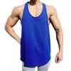 Canotte da uomo Marca Mens Mesh Fitness Abbigliamento Gym Stringer Top Uomo Bodybuilding Canotta da allenamento Canotte da corsa Camicia senza maniche