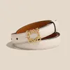 Vintage high-end smooth buckle head long nail square butterfly high-end light luxury single buckle head replacement belt