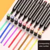 Markers 12-168 Colores Manga Markers Pens Set Painting Drawing Highlighter School Art Supplies For Artist Korean Stationery 230729