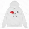 Designer Palm Hoodie Roze hoodie voor heren Beerpatroon T-shirt Street Letter Sweatshirt Spicy Ink Dameshoekhoodie Trend Plus trui