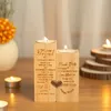 1セットフェスティバル装飾自然自然for Holders Party Center Candlestick Tabletop Vintage Wedding Ornament Heart TableS Candles Decor