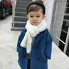 Płaszcz kurtki zimowe chłopcy dziewczyna wełniana podwójnie piersi Baby Boy Trench Lapel Autumn Dzieci Obiter Obiter Obiat Wool Overcoat 2307731