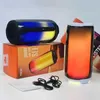Altoparlanti portatili Wireless Bluetooth Portatile impermeabile Deep Bass Stereo LED Light per subwoofer audio da ballo Nuovo R230731