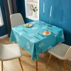 Table Cloth TableCloth Waterproof and Oil Resistant Wind Red Household Rectangular Dining TableCloth Tea TableCloth Table Mat R230731