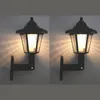 Garden Decorations Solar LED Outdoor Lighting Retro Lantern Hexagonal Solar Lights Outdoor LED Solar Sconce Wall Lamp Garden Decor Solar Spotlight 230729