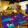 Tapis Commercial Salon Chambre Canapé À La Mode Marque Magasin De Mode Malaisie Motif Rectangar Tapis Personnalisé Drop Delivery Accueil Gar Dhnge