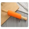 Rullande stift bakverk Silikon Nonstick Fondant Pin For Kids Cake deg Roller Dekoration Hantverk Bakning Matlagningsverktyg 230731