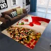 Tapetes Criativos para Casa Impressos Tapetes de Árvore de Natal Padrão Decoração Festiva Quarto Sala de Estar Crianças Tapete Tapis Salon R230731