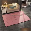 Carpets European Luxurys Designers Printed Area Rugs Large Size For Living Room Bedroom Decor Rug Anti Slip Floor Mats Drop Delivery H Dhvys