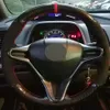 Замчатое рулевое колесо с черным углеродным волокном для Honda Civic Civic 8 2006-2009 Old Civic 2004-2011 3-Spoke305r