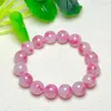 Bangle Natural Rhodonite Bracelets Crystal Gemstone Fashion Healing Chakra Stress Relief Reiki Yoga Energy Bracelet 1pcs 8/10mm