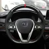 DIY Custom hand-stitched leather car steering wheel cover For Changan CS85 EADO DT cs75299T