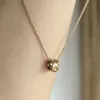 Brev Desingers Luxurys hänge halsband lyxig design avtagbar halsband gåva klassiska kvinnors herr mode designer smycken med ring bra trevligt