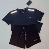 Мужские спортивные костюмы Технологические набор дизайнерские спортивные рубашки шорты с двумя частями женской фитнес-технологий
