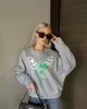 Kadın Hoodies Sweatshirts Blessyuki kadınlar için güzel hoodies artı boyutu gündelik vintage sweatshirt kazak kız gotik üstleri kpop kıyafetleri 230729