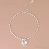 S925 Sterling Silver Rice Grain Love Bracelet for Women Japan and South Korea Popular Design Cyber Red Peach Heart Moonlight Stone Student Bracelet charms