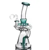 Incórdia grossa barata de 14 mm Mini -vidro Bongo Bong Bongs Dab Pipes Recycler Oil Plays Galé