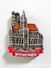 Koelkastmagneten 3d Hars Koelkastmagneten Griekenland Las Vegas Wall Street Koelkast Stickers München Koelkast Plakken Magnetische Home Decor Geschenken x0731