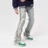 Men's Pants 2023 Ropa Grunge Y2K Street Clothing Hole Tear Pocket Jeans Men's Clothing Straight Hip Hop Gothic Denim Trousers Pantalon Homme Z230731