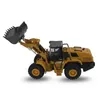 Diecast Model Cars Huina Model 160 Scale Accavator Excavator Truck Truck Loader Engineering автомобиль Diecast Toy Рождественский Новый год x0731