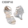 Tanzschuhe CIDIPAI Latin Dance Schuhe Frau Seide Satin Tanz Sandalen Ballsaal Tanz Schuhe Weichen Boden Strass Hochzeit Schuhe Frauen 230729