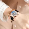 Other Watches CHENXI Automatic Mechanical Women's Watch Luxury Waterproof Quartz Ladies Skeleton Tourbillon Wristwatches Relogio Feminino J230728