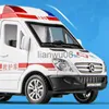 Diecast Model Cars 132 Sprinter Alloy Ambulance Vehicles Car Model Diecasts Metal Toy Ambulância Modelo de Carro Simulação Som e Luz Brinquedo Infantil Presente x0731