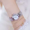 Inne zegarki Kobiety luksusowa marka zegarek 2022 sukienka Silver Gold Women Watch Watch Kwarc Diamond Ladies Watches Kobieta Zegar Bayan Kol Saati J230728