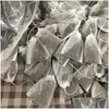 Herramientas para café y té, 100 unids/lote, bolsas vacías de hojas sueltas, coladores de bolsita desechables de papel sin blanquear Natural, entrega de gota de Color de madera Ho Otdnh