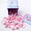 Haar Accessoires 40 Stuks Veel Meisjes Geschenkdoos Elastiekjes Bloem Clip Bows Hoofdband Haarband Leuke Haarbanden Voor Kinderen 230731