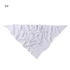 Halsdukar yuzhen gränsöverskridande ren färg pärla chiffong triangulär bindemedel bakad porslin strass monokrom huvudduk