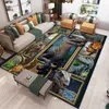 Dywany park jurajski dywan dywany dywany salon herbata maty stoliki sypialni dywanika do mycia maty podłogowe domowe mata dinozaura dywan R230731